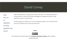 Tablet Screenshot of dcorney.com